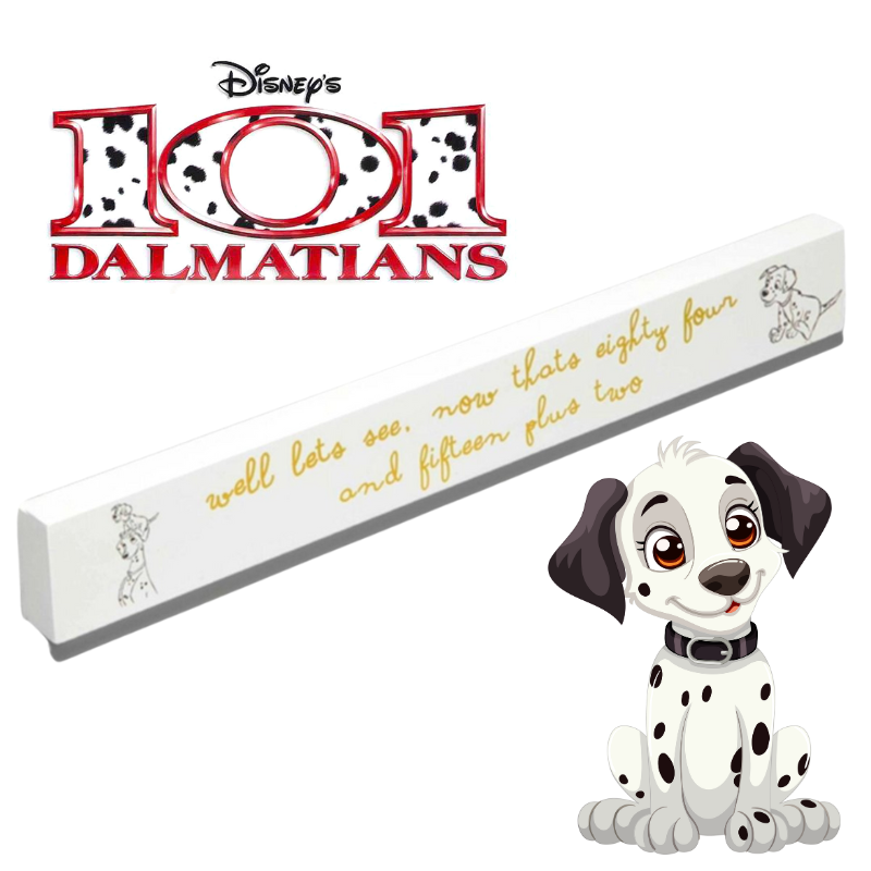 101 Dalmatians Wooden Plaque 40cms