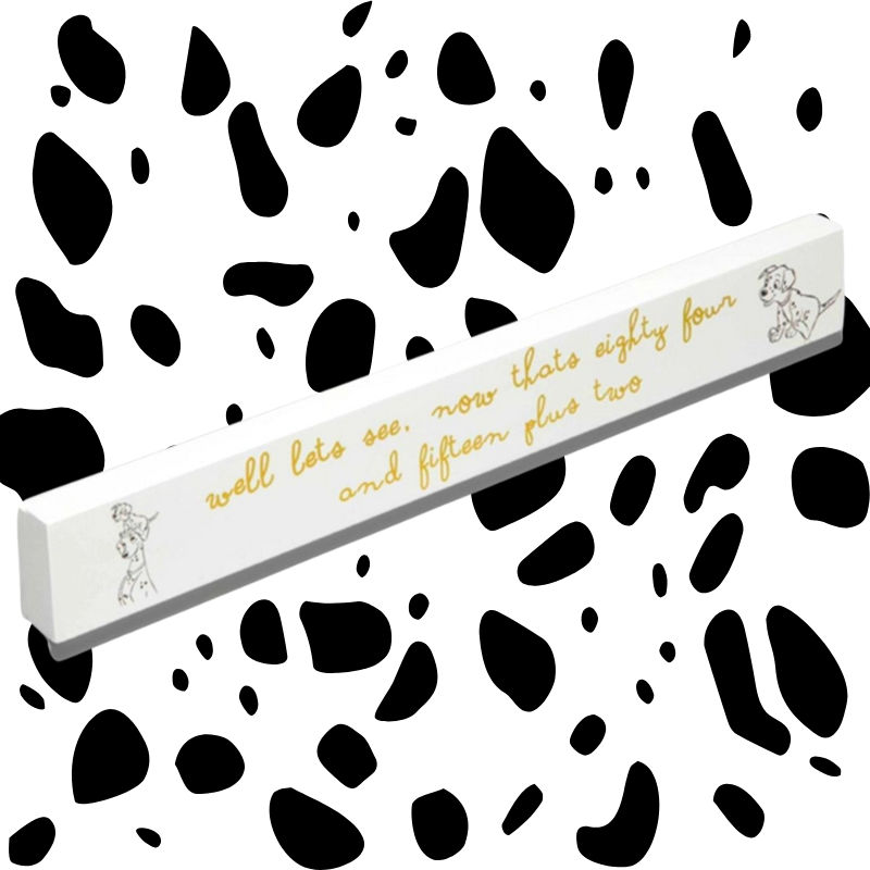 101 Dalmatians Wooden Plaque 40cms
