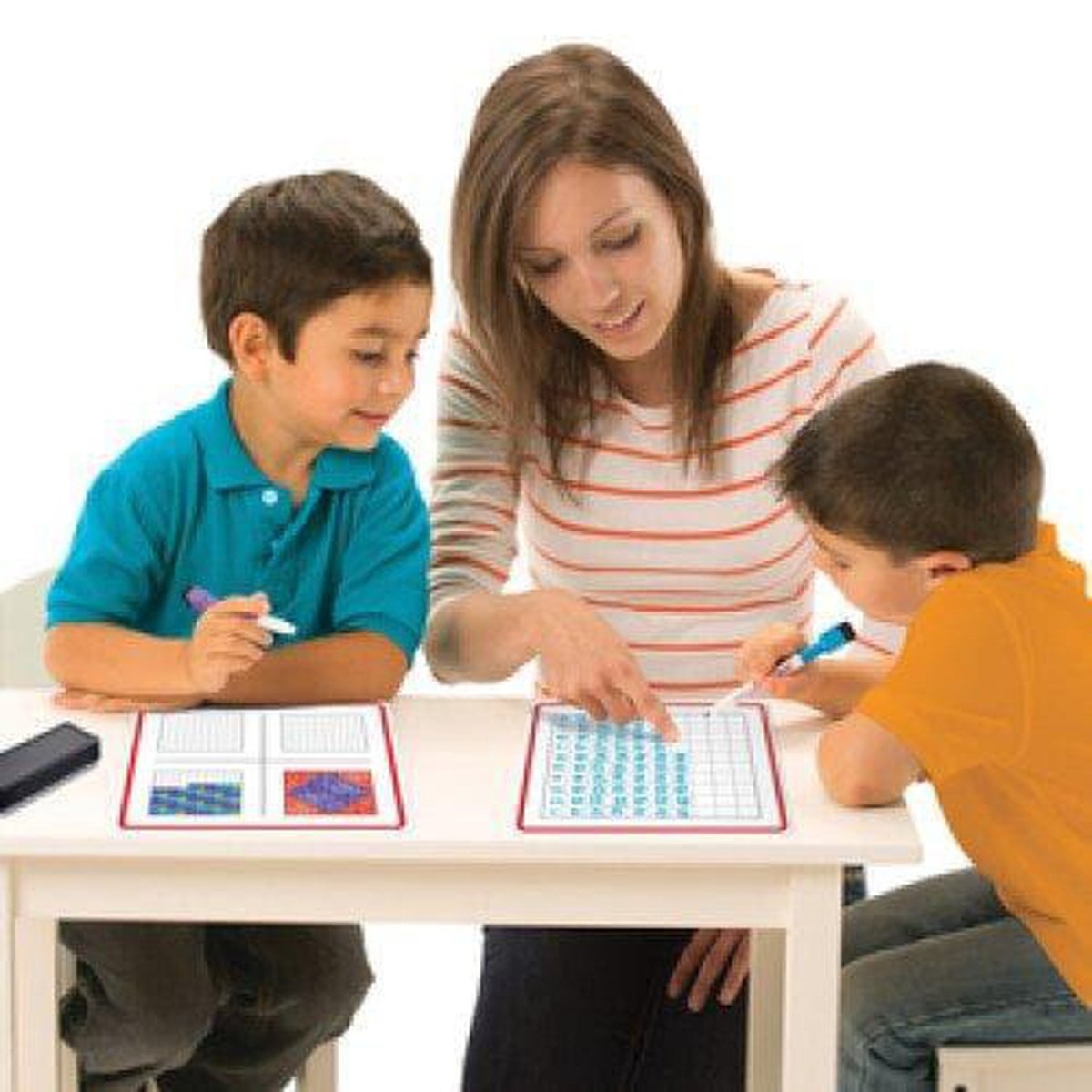 24 Pack Of Count To 100 Dry Erase Boards - Kids Party Craft