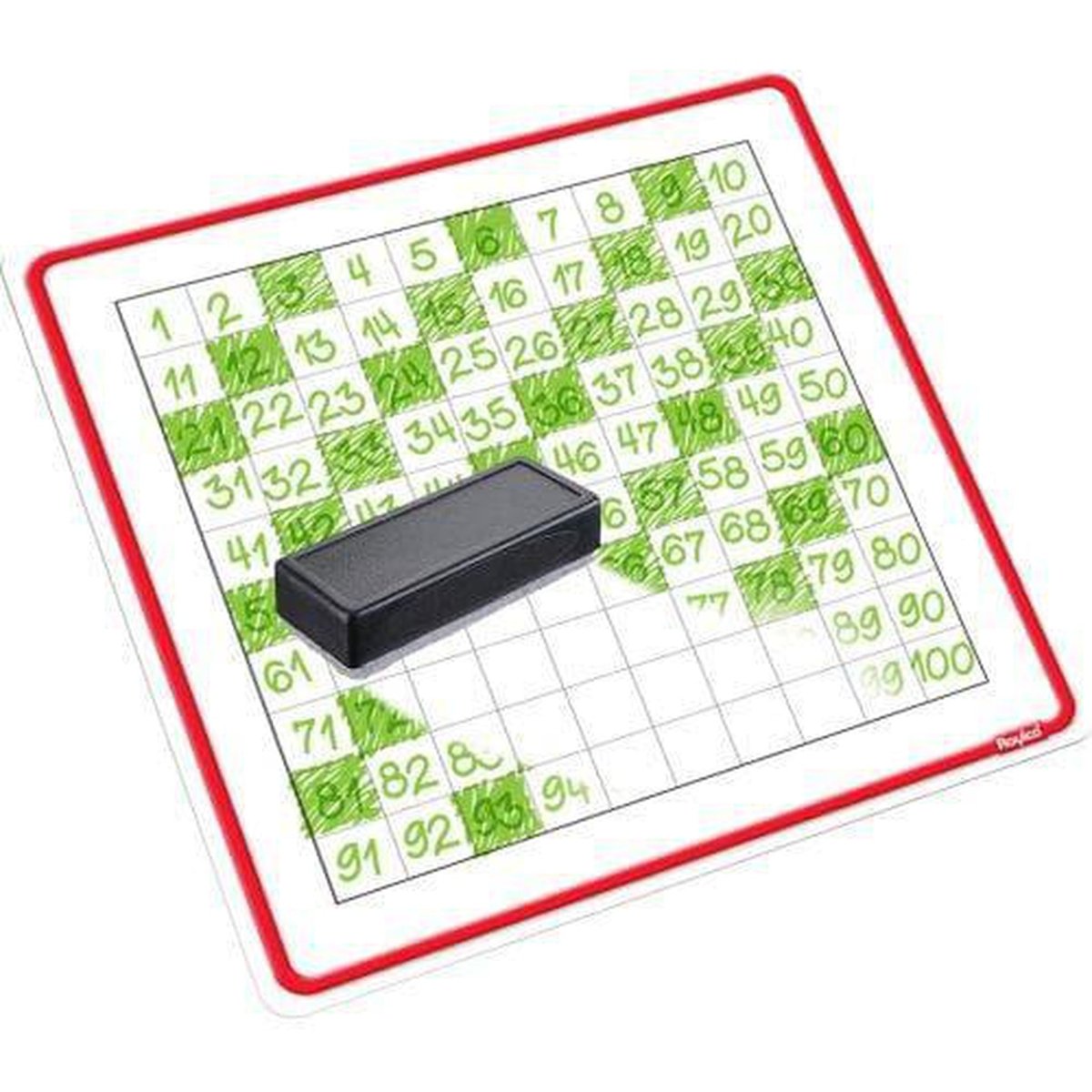 24 Pack Of Count To 100 Dry Erase Boards - Kids Party Craft