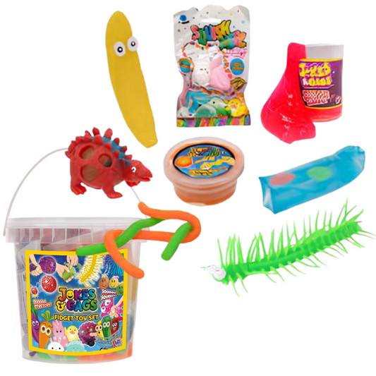 Jokes & Gags Fidget Toy Set In A Tub