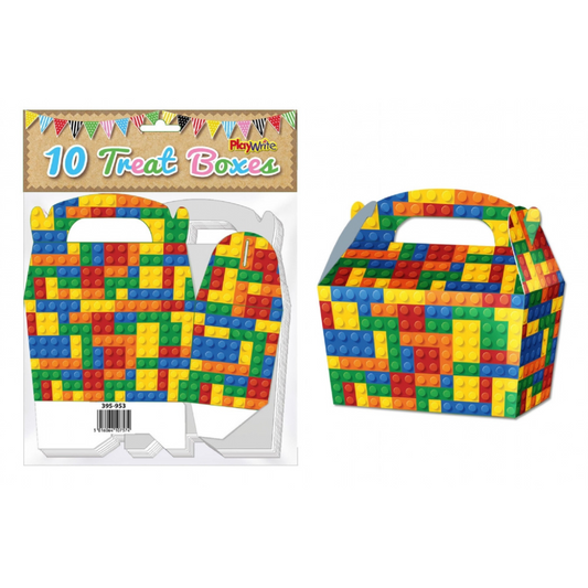 Building Brick Treat Box 12cm Pack of 10