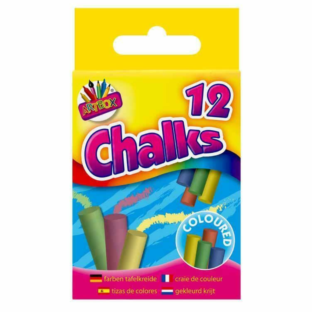 Colour Chalks 12 Pack