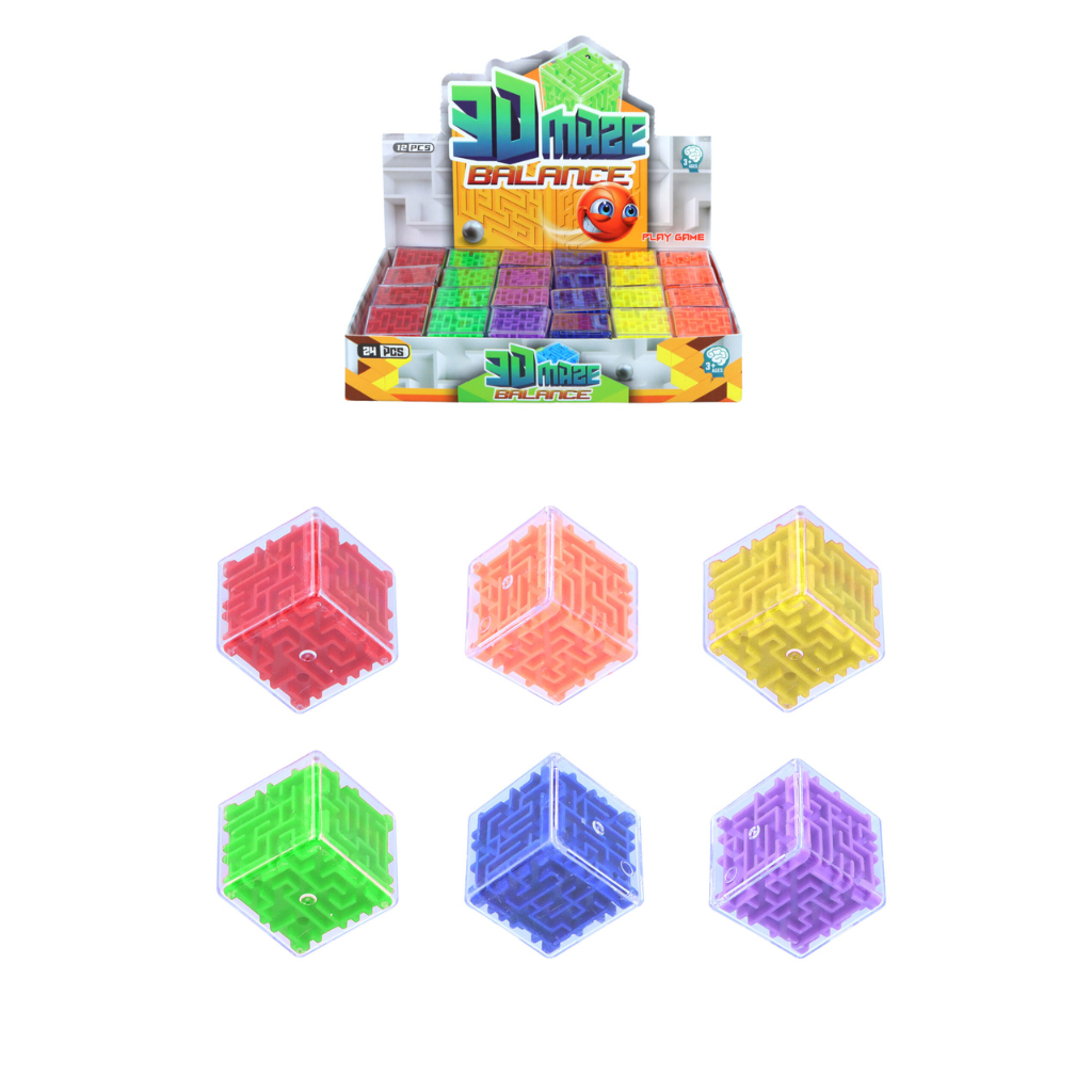 Mini 3D Puzzle Maze Cubes (2.8cm)