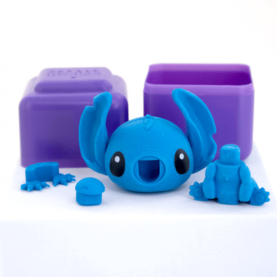 Disney Stitch 3D Puzzle Erasers Blind Tub