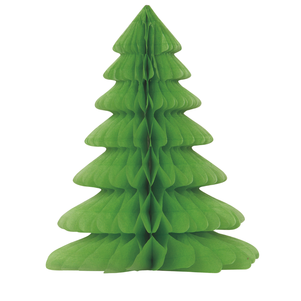 Christmas Tree Honeycomb Centerpiece 12"