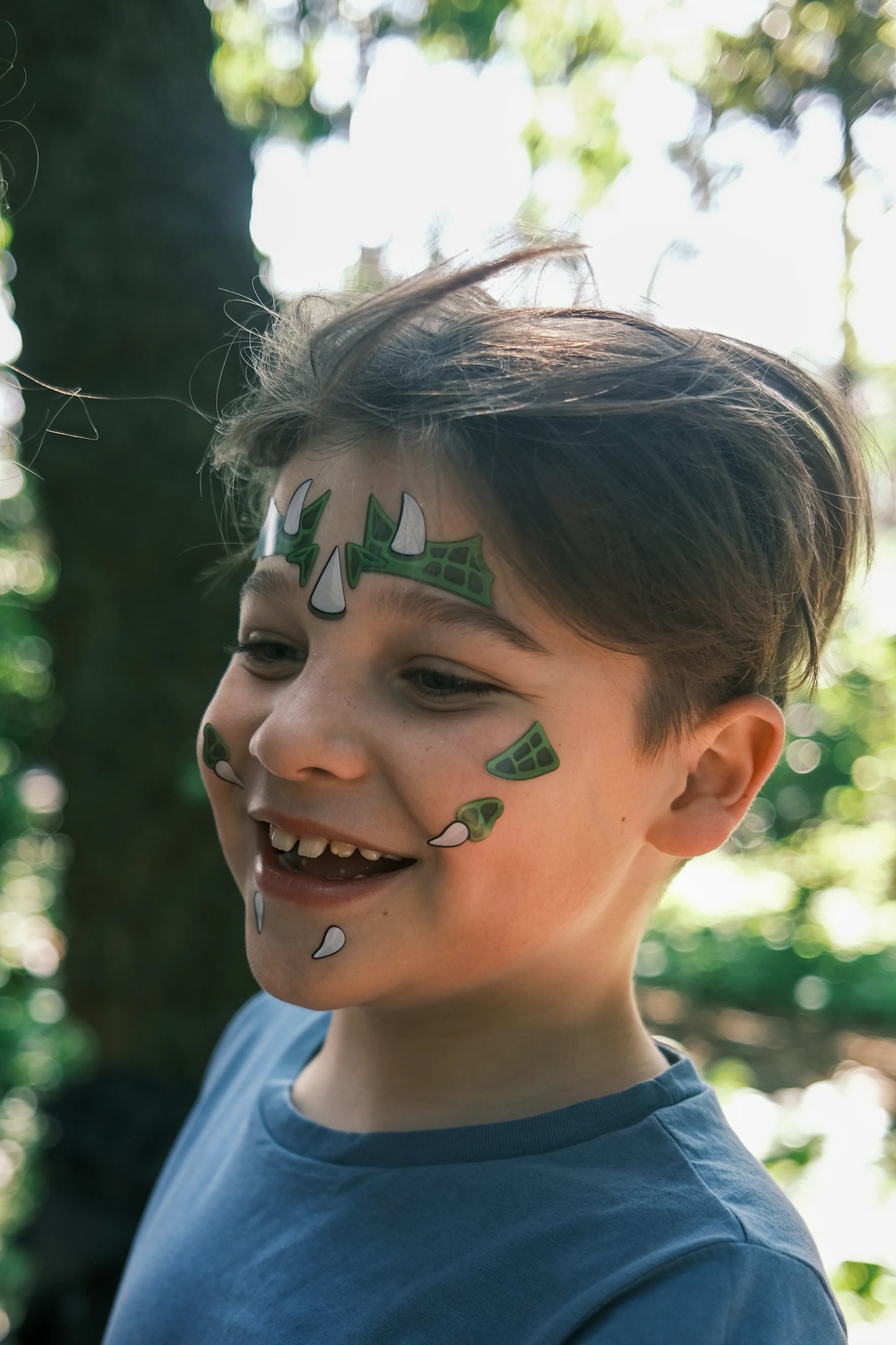 Dinosaur Face Paint Sticker