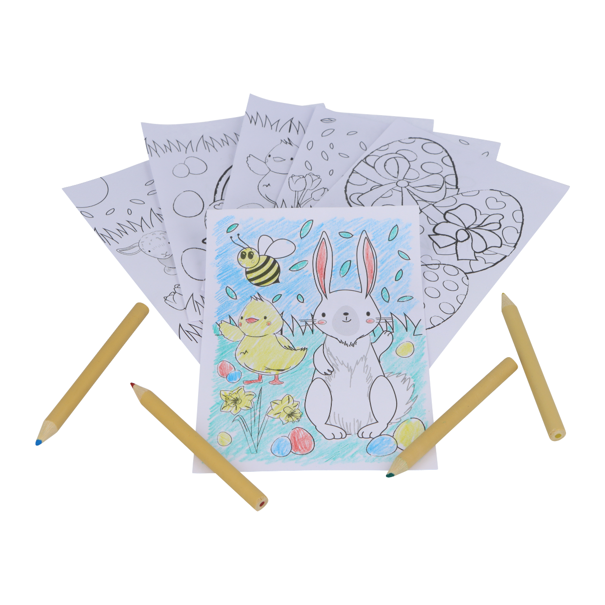 Eco-Friendly Mini Easter Colouring Set