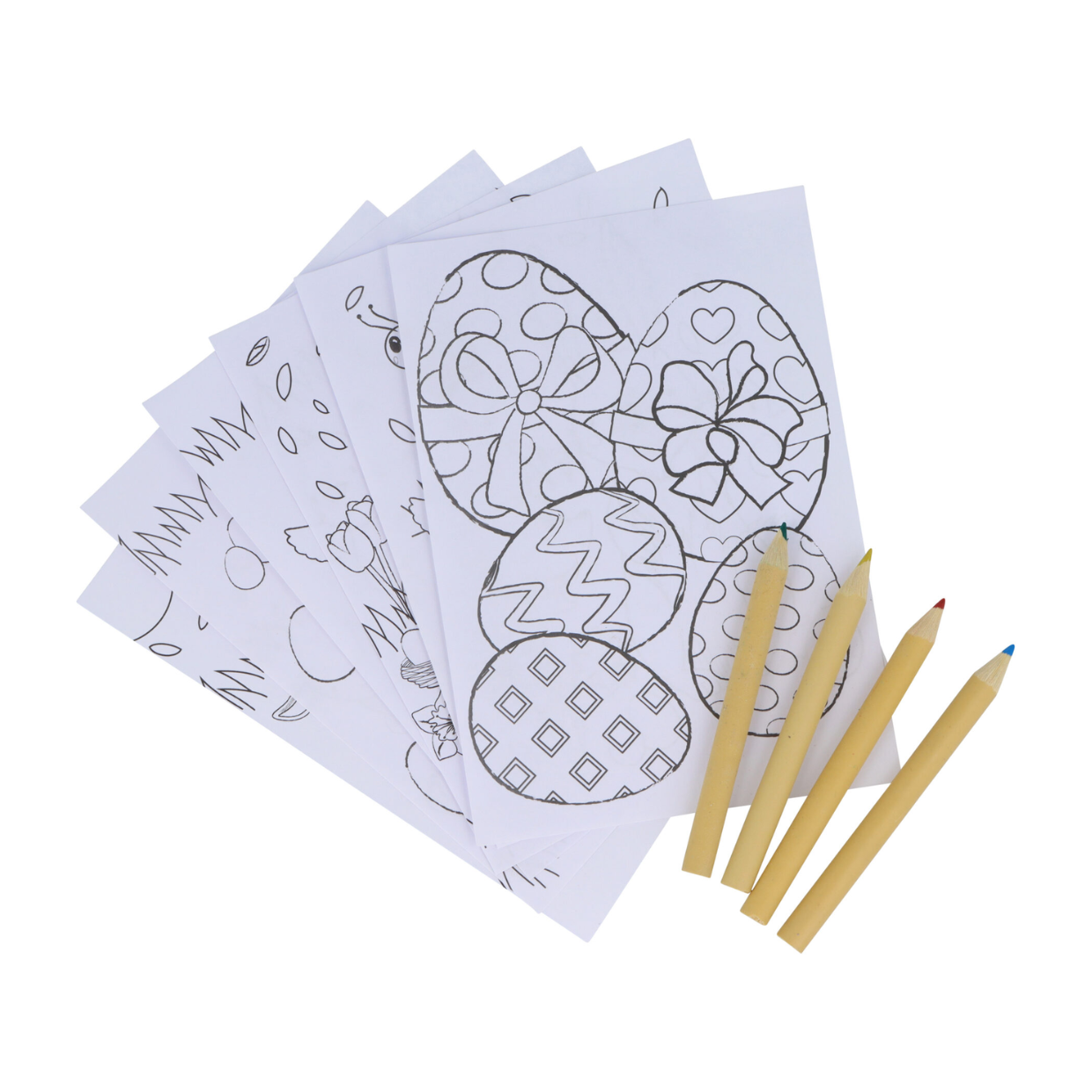 Eco-Friendly Mini Easter Colouring Set