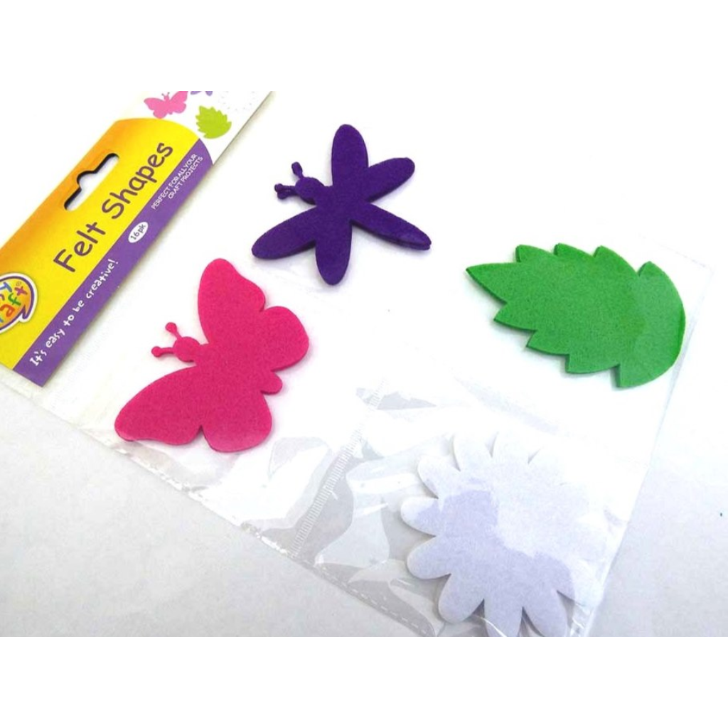 Easy Craft Garden Felt Shapes
