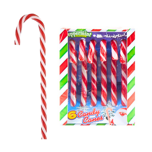 Christmas Candy Canes Sweets Pack of 6