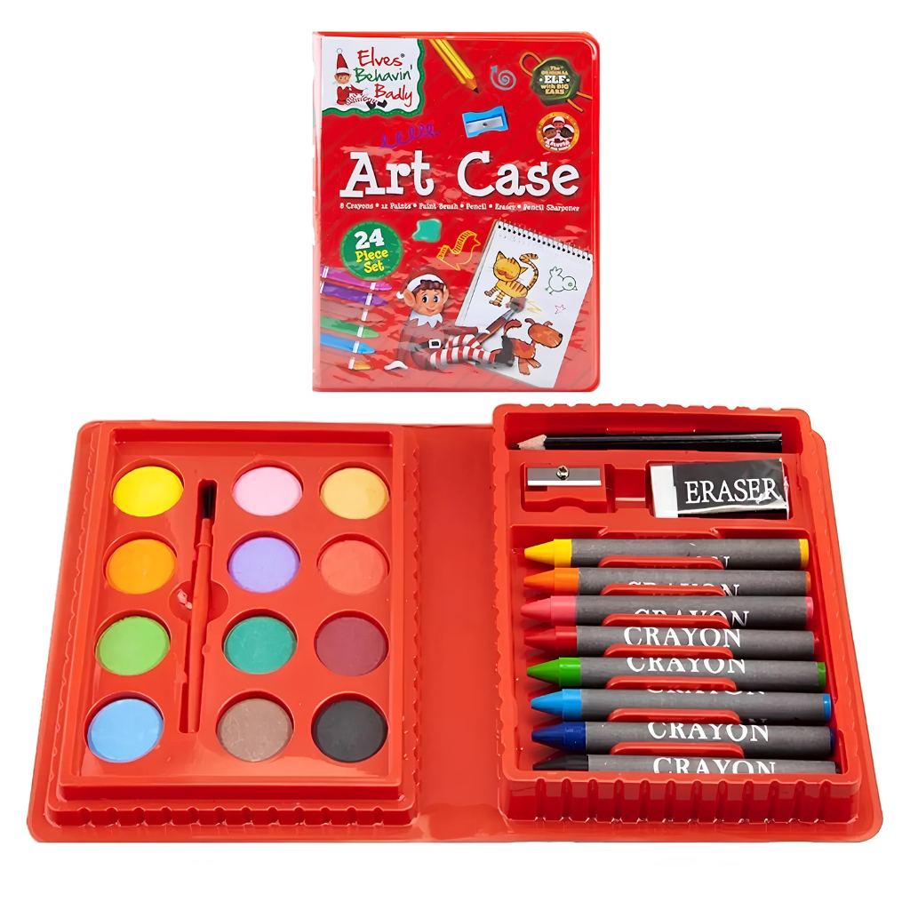 Elf Art Set In Carry Case 24 Piece