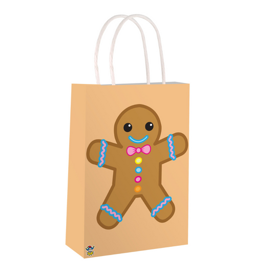 Ginger Bread Man Christmas Party Bag