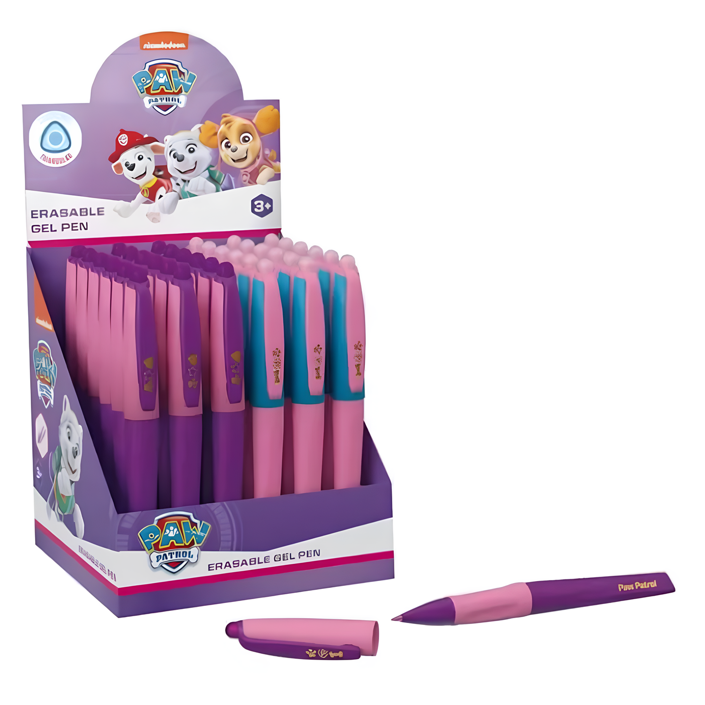 Girls Paw Patrol Eraser Pens