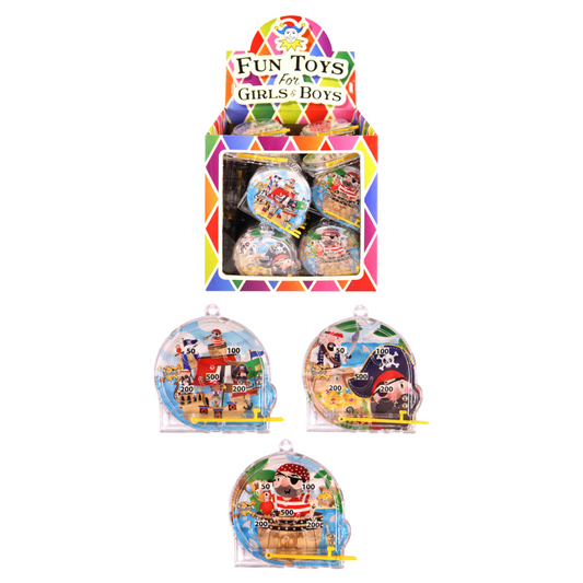 Mini Pirate Pinball Puzzle Game (5.5×5.8cm)