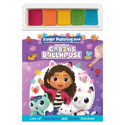 Gabby's Dollhouse Finger Painting Book