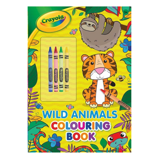 Crayola Wild Animals Colouring Book