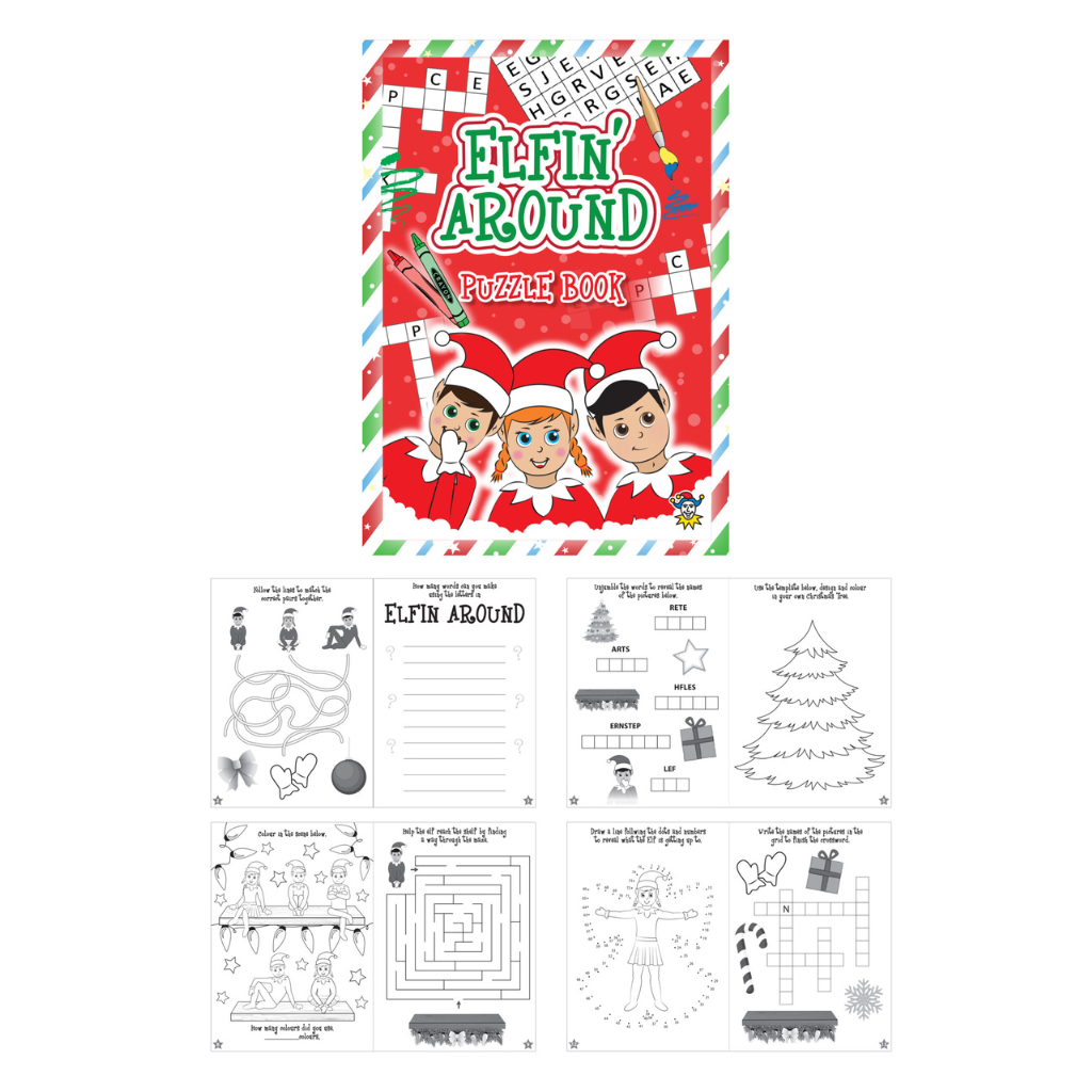 Mini Elfin Around Puzzle Book
