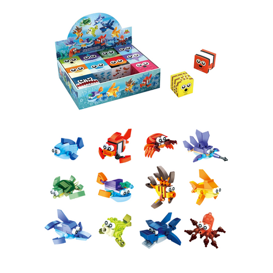 Sea Life Block Kits (12 Assorted Designs)