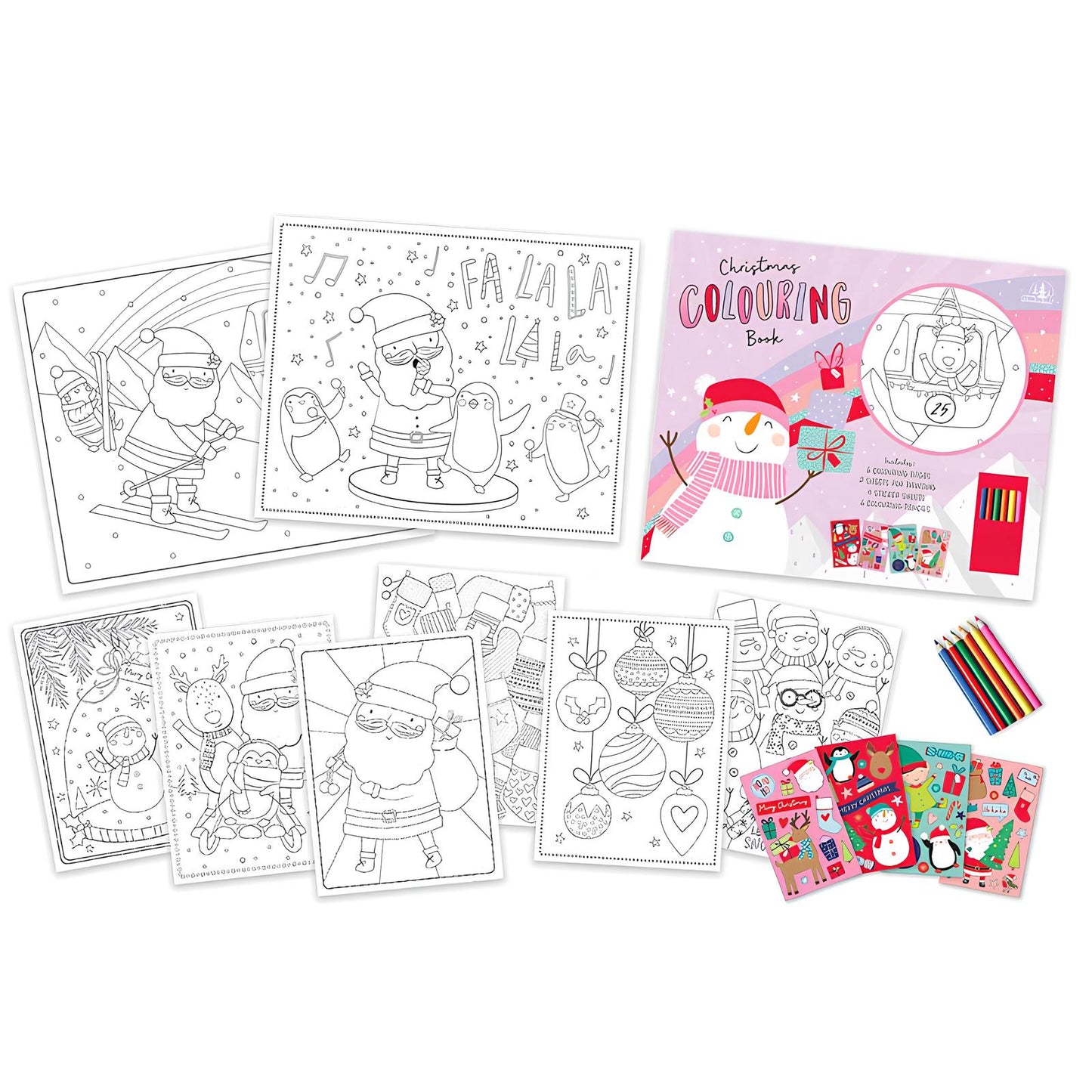 Christmas Colouring & Sticker Book