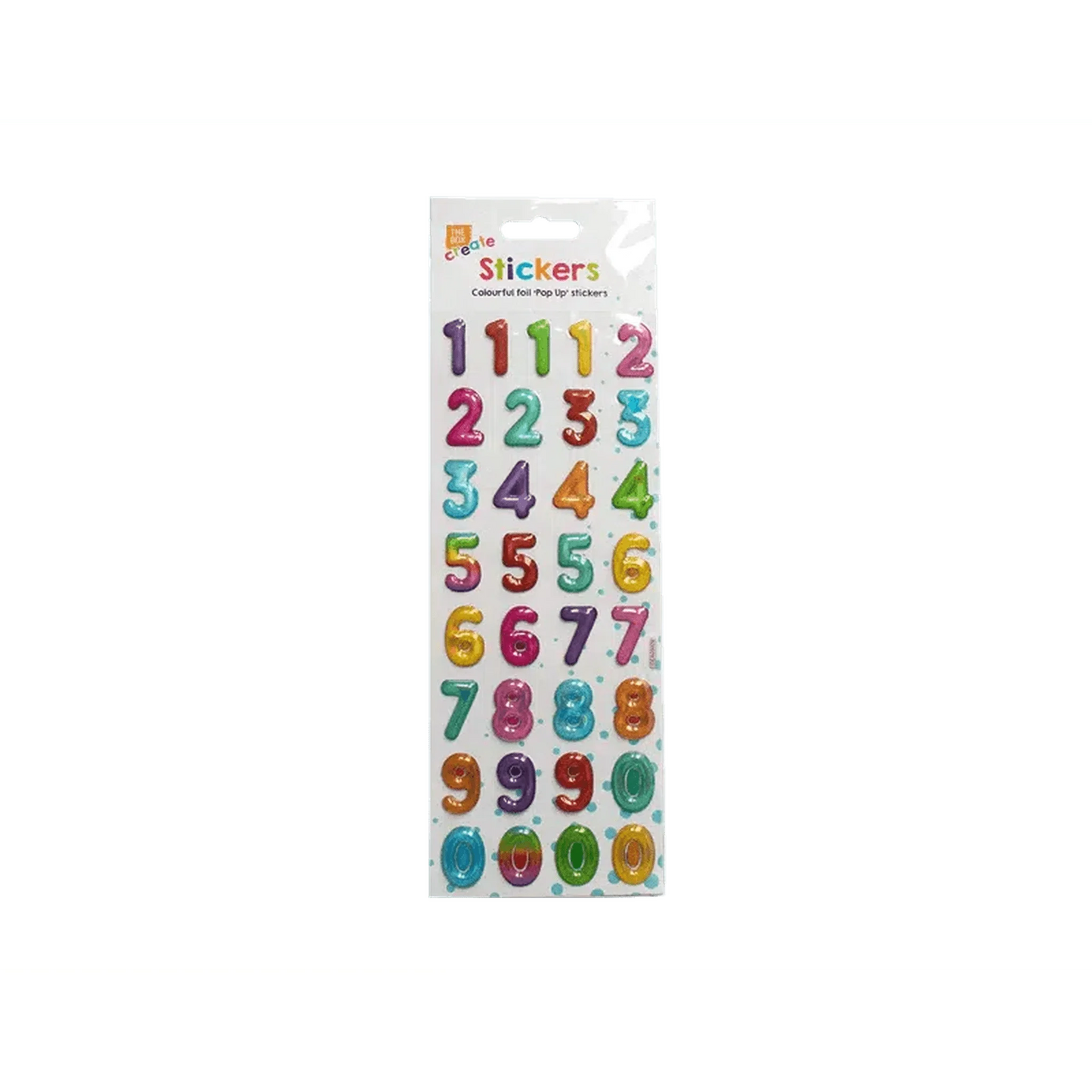 Bright Pop Up Numbers - Kids Party Craft