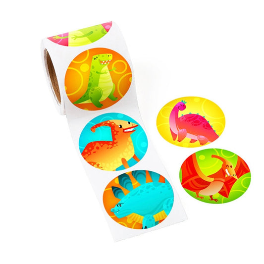 Dinosaur Sticker Roll (120 Stickers) - Kids Party Craft