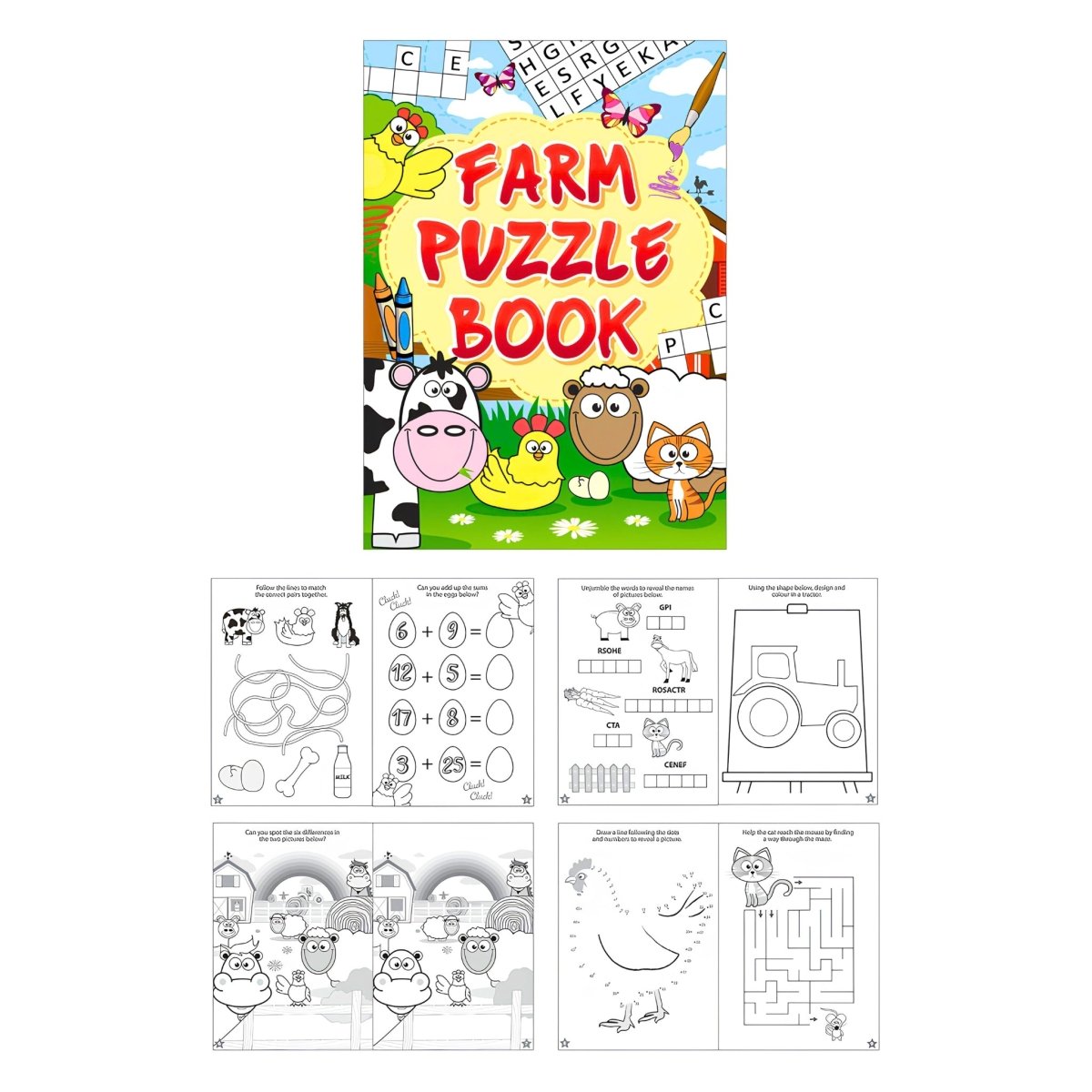 Farm Pre-Filled Party Bags - Kids Party Craft