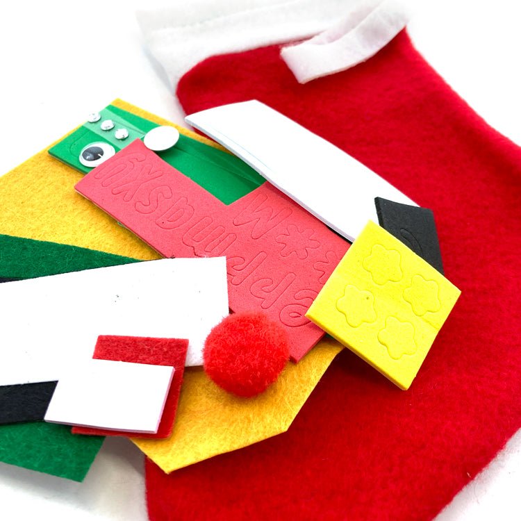 Felt Xmas Stocking Kit - Kids Party Craft