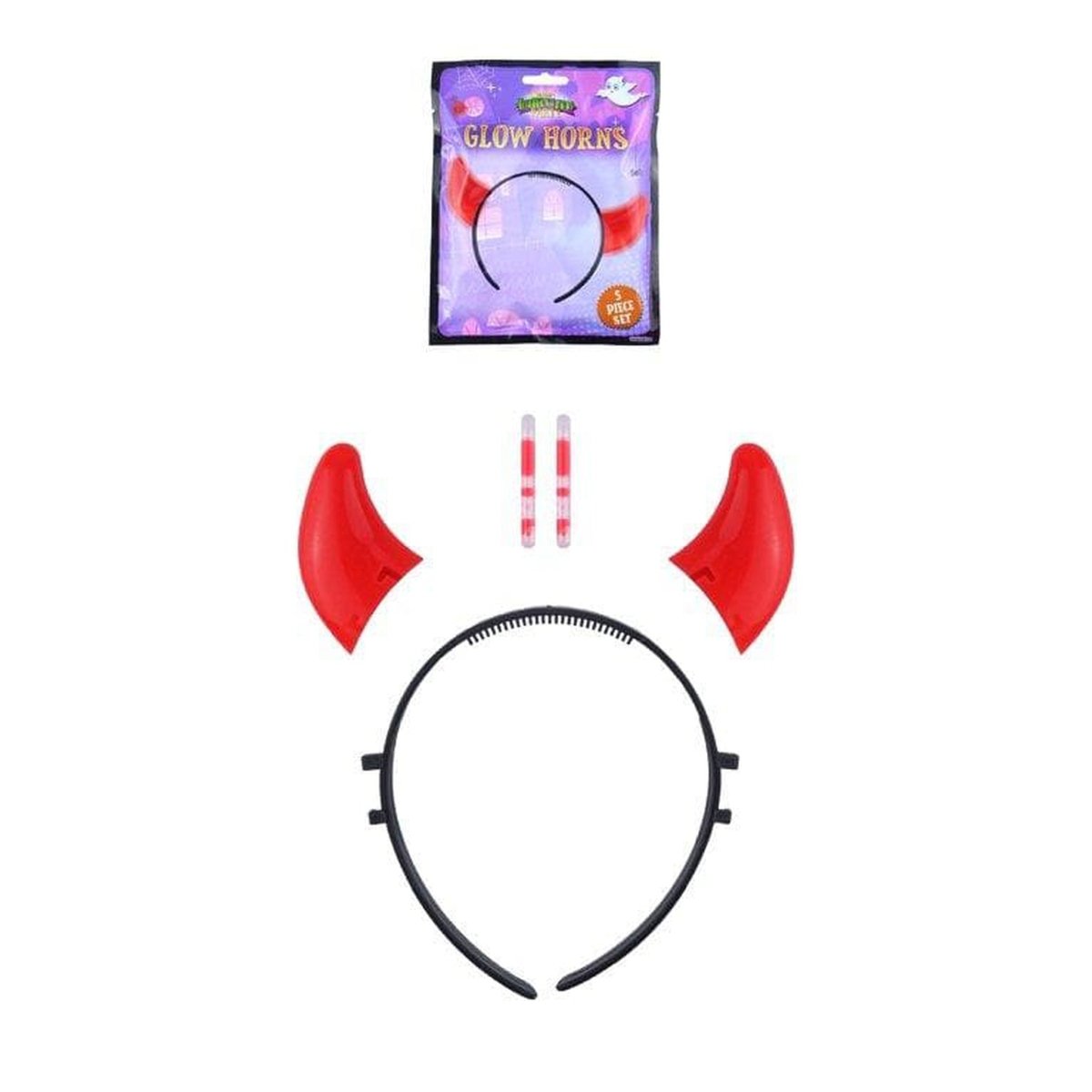 Glow in the Dark Devil Horns - Kids Party Craft