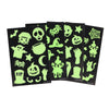 Glow in the Dark Halloween Stickers (10cm x 15cm) - Kids Party Craft