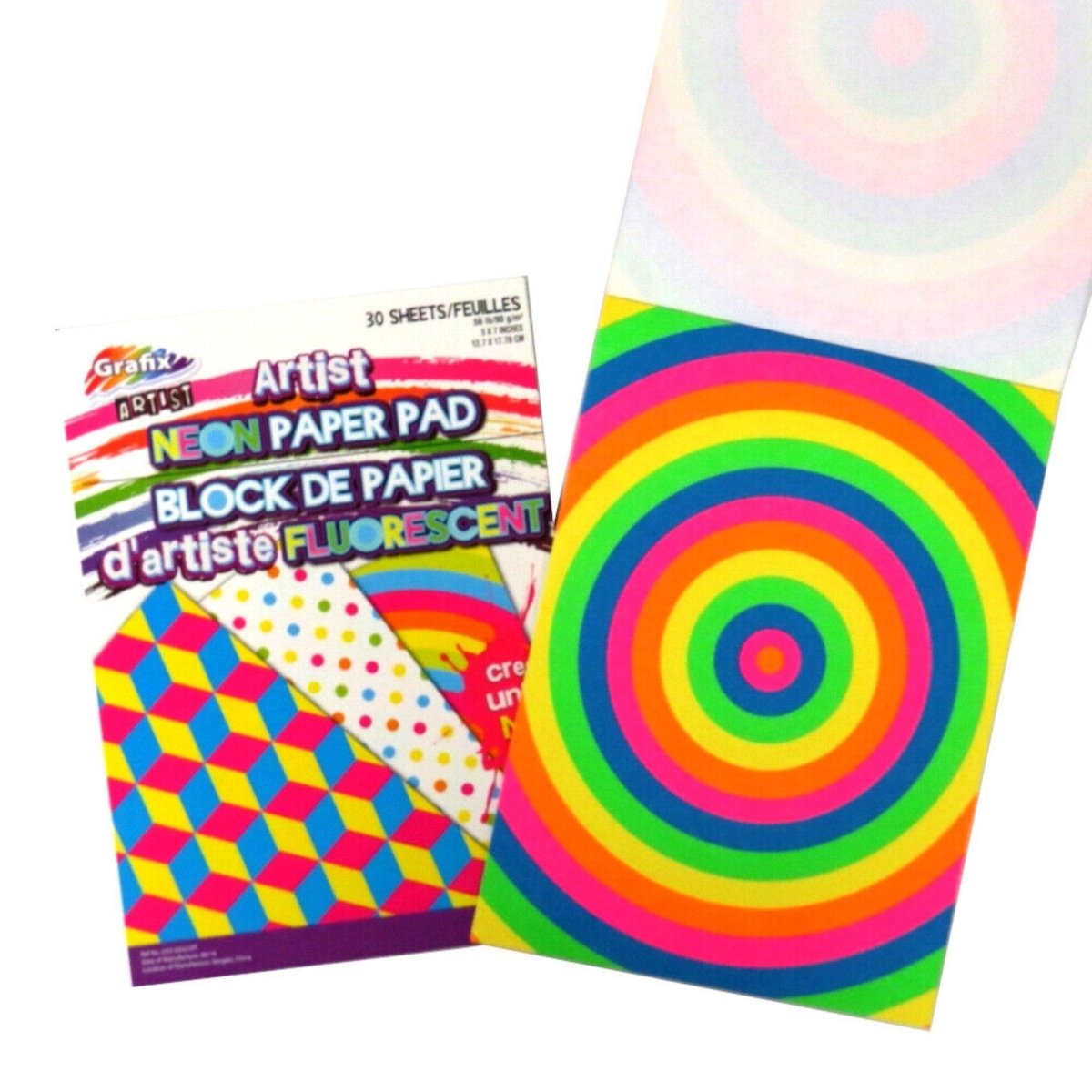 Grafix Neon Paper Pad - Kids Party Craft