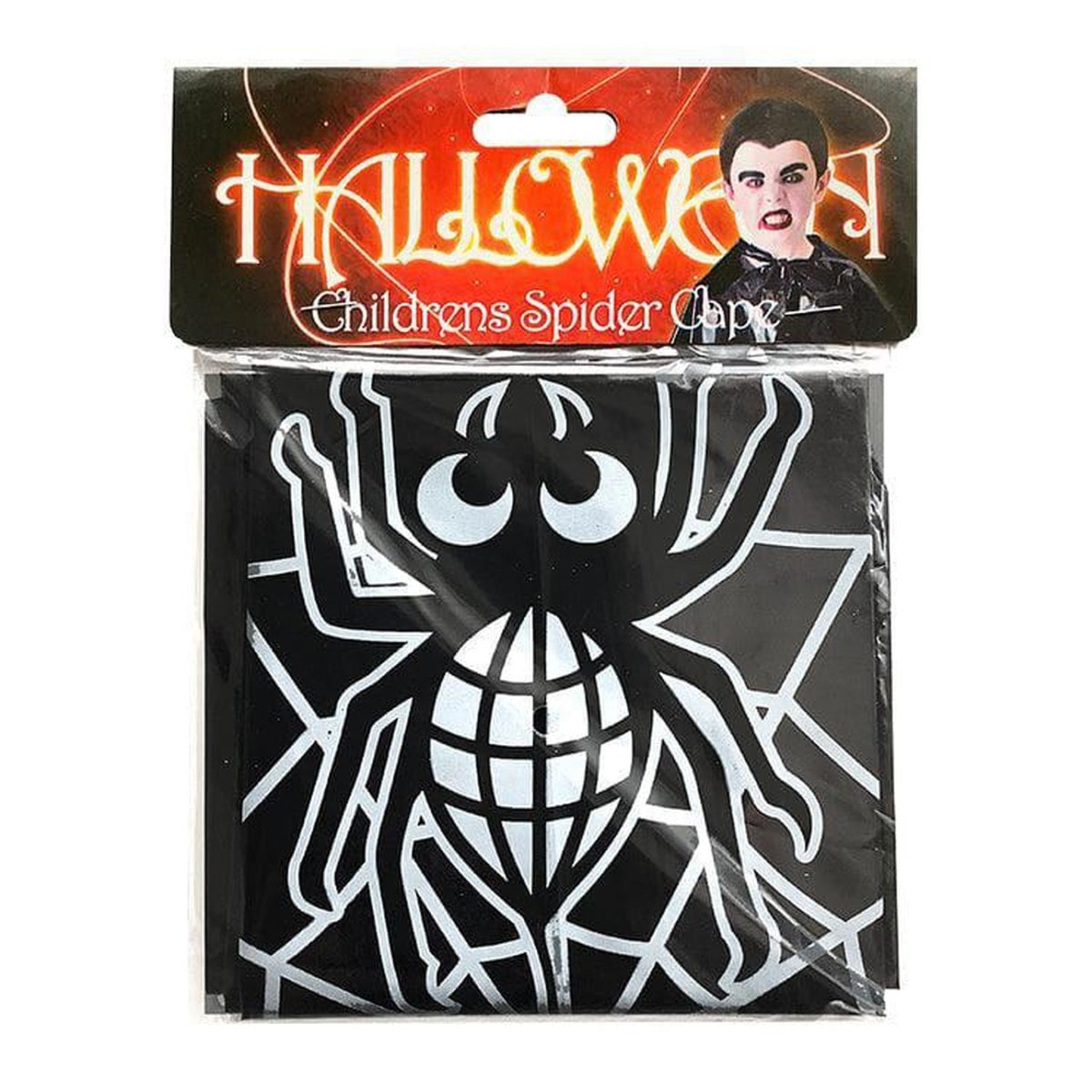 Halloween Childrens Spider Cape - Kids Party Craft
