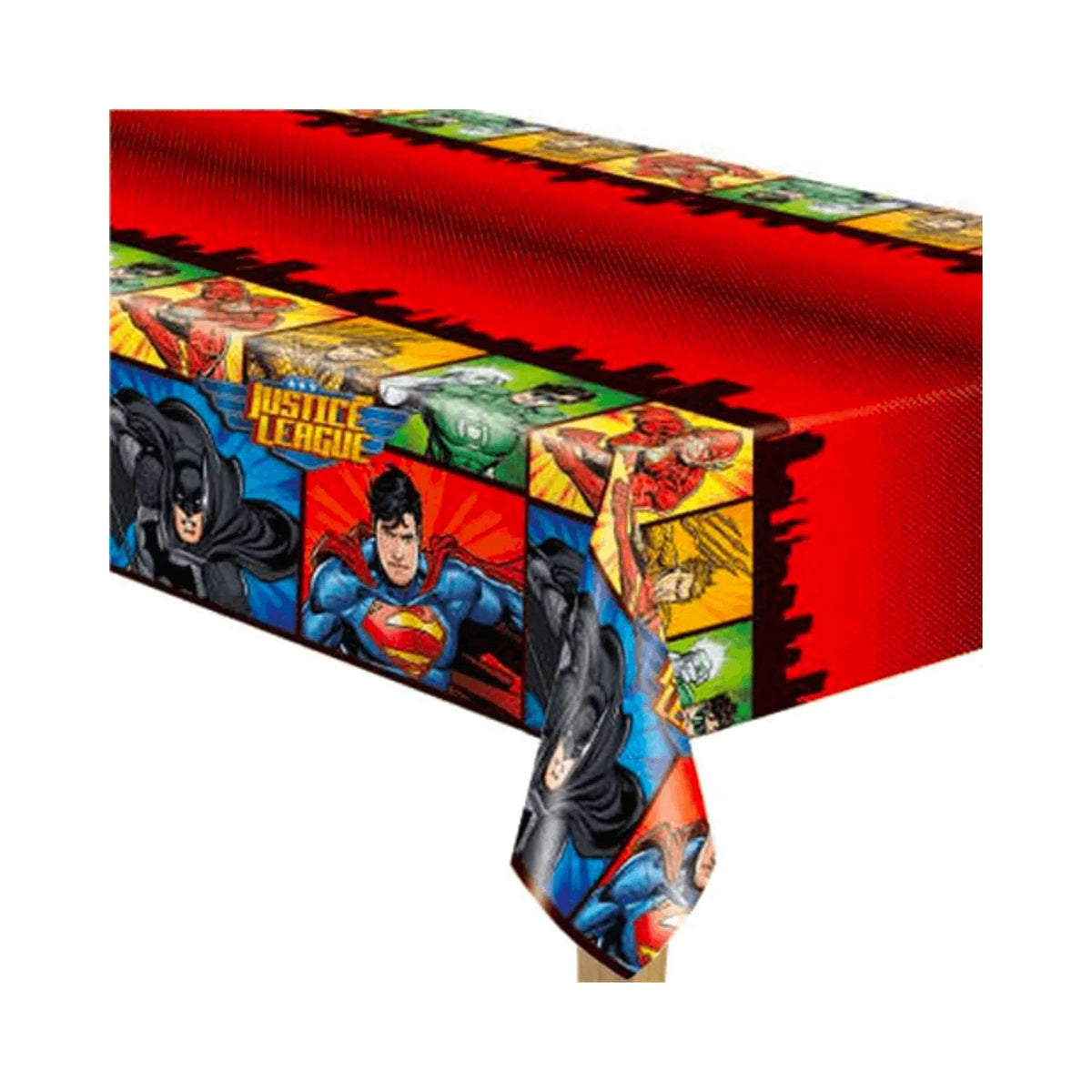 Justice league Bordsduk i Plast 137.16 cm x 213.36 cm main image 0