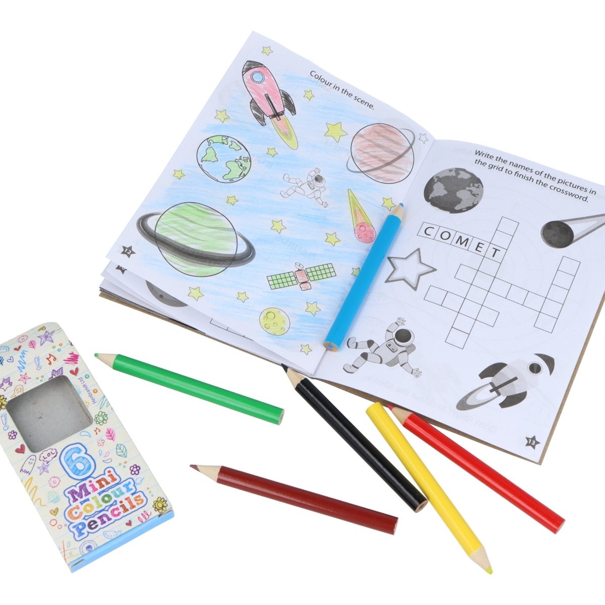 Mini Space Puzzle Book - Kids Party Craft