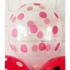 Pink Dots Printed Balloon - Kids Party Craft