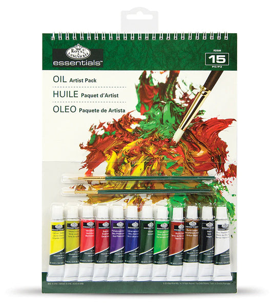 Royal & Langnickel Artists Painting Oil Colour Paints & Pad Pack