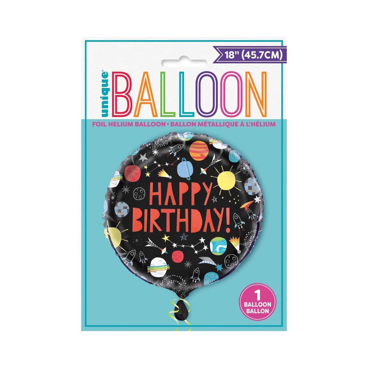 Space 18" Foil Balloon - Kids Party Craft