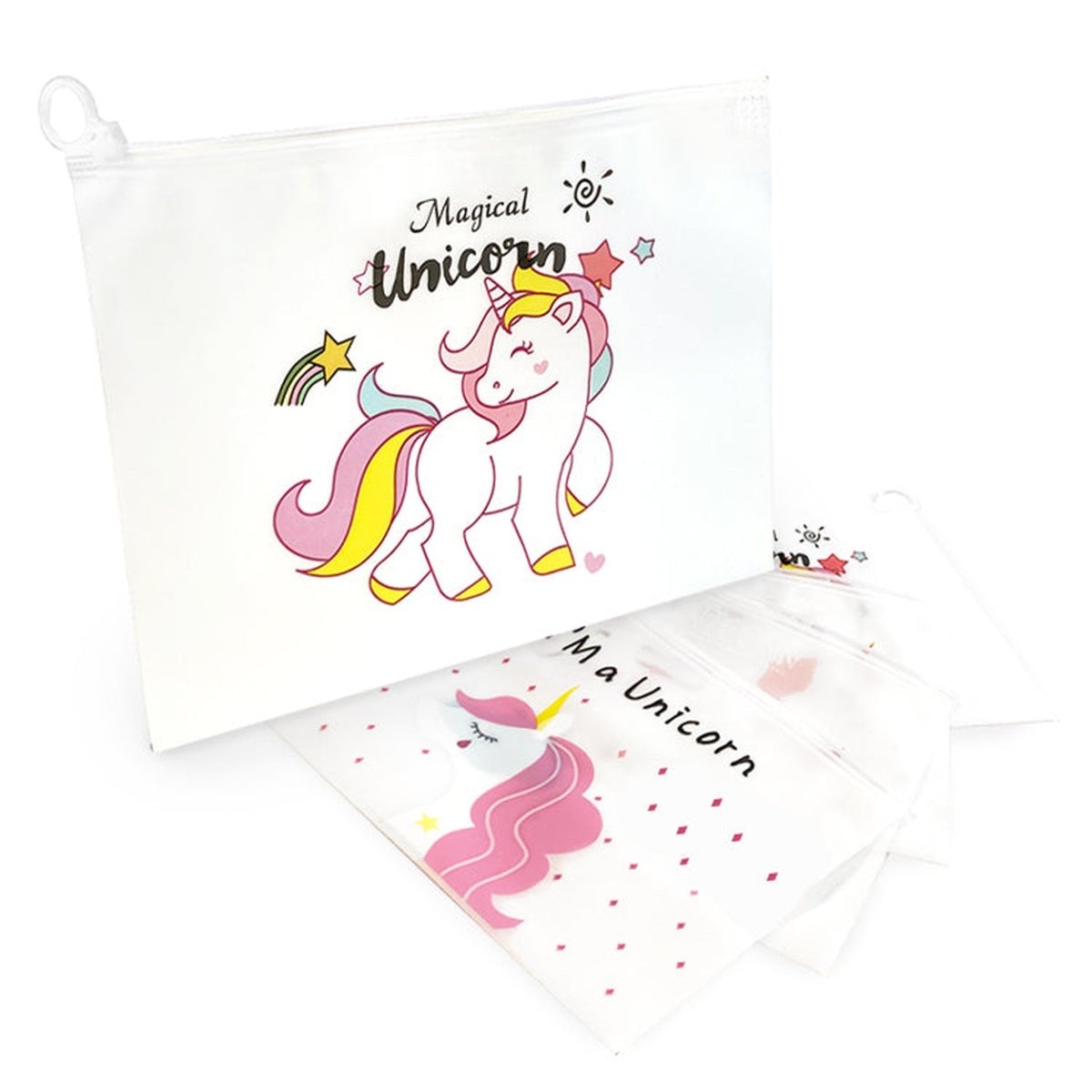 12PCS - Unicorn Print Mini Pouch Bags main image 1