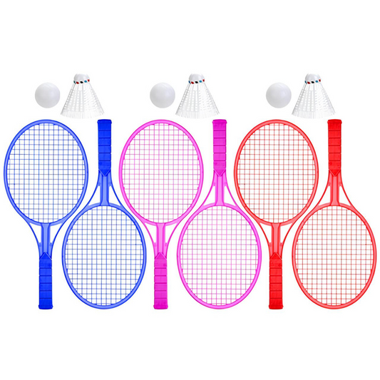 Tennis Set With Ball & Shuttlecock