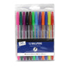 12 Multicoloured Ballpoint Pens - Kids Party Craft