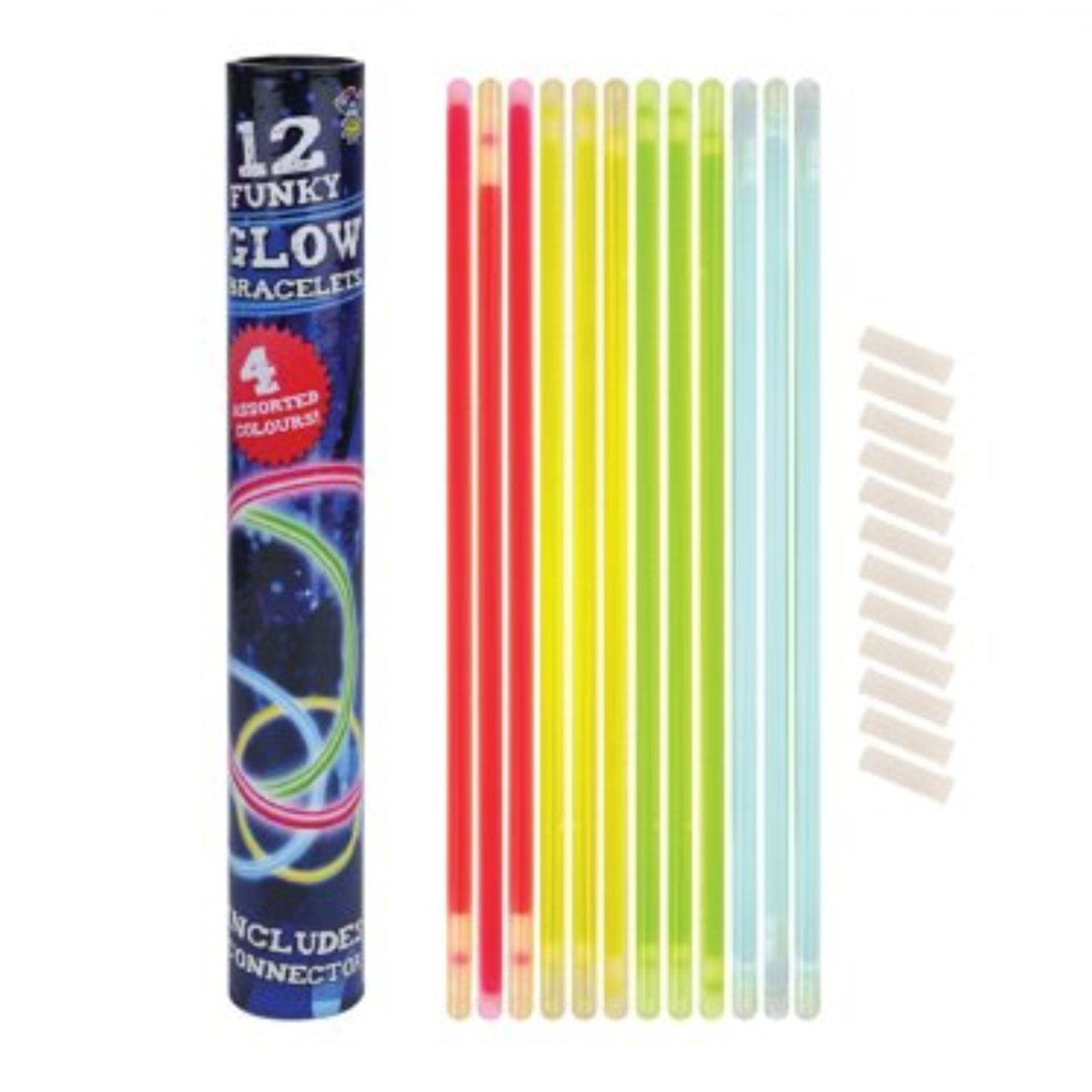 12 Pack Glow Sticks - Kids Party Craft