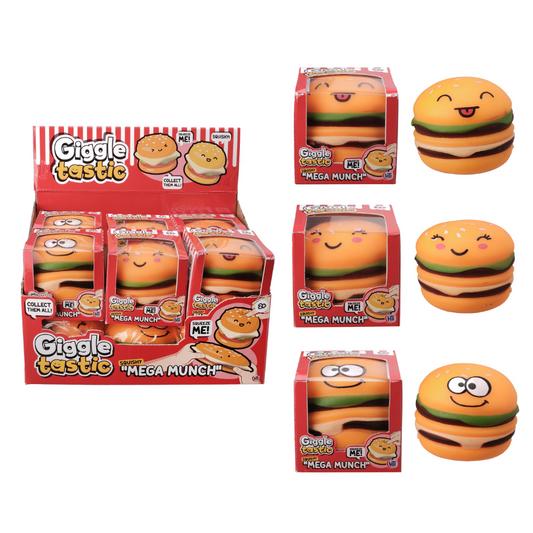 Mega Munch Burger Squishy Sensory Toy