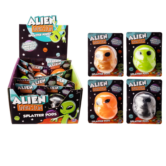 Alien Invasion Splatter Pod Sensory Toy