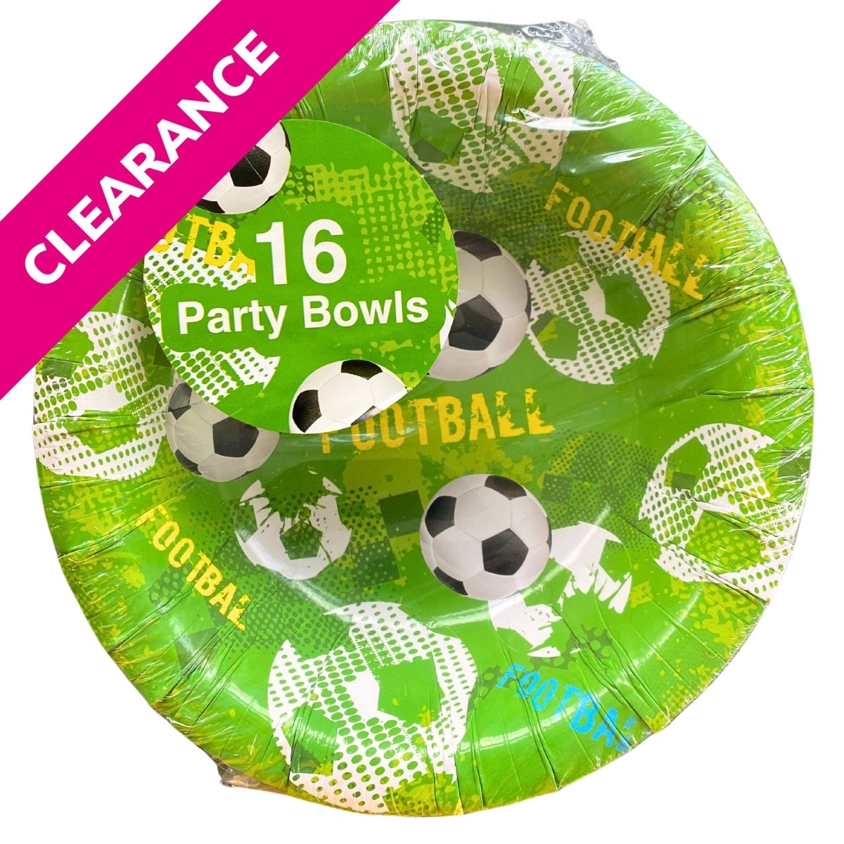 16 Pack Football Themed Party Bowls - Kids Party Craft