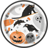 Bats & Boos Halloween Round 9" Dinner Plates 8pc