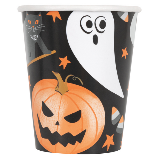 Bats & Boos Halloween 9oz Paper Cups 8ct