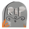 Bats & Boos Halloween Tombstone Shaped Napkins 16pc