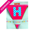 3 Metres Happy Birthday Bunting - Kids Party Craft
