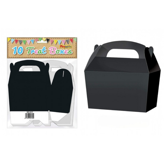 Black Treat Box 12cm Pack of 10