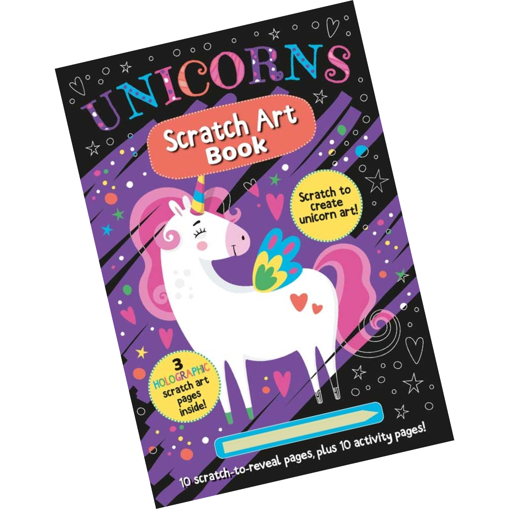 Unicorn Scratch Art Book